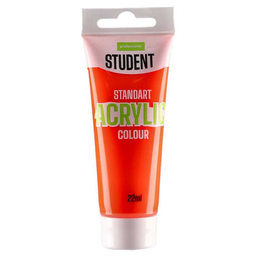 Picture of STUDENT ACRYLIC PAINT 22ML NEON ORANGE